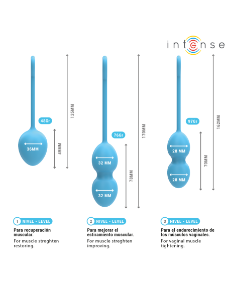 INTENSE - CHARLI KIT BOLAS KEGEL OCEAN