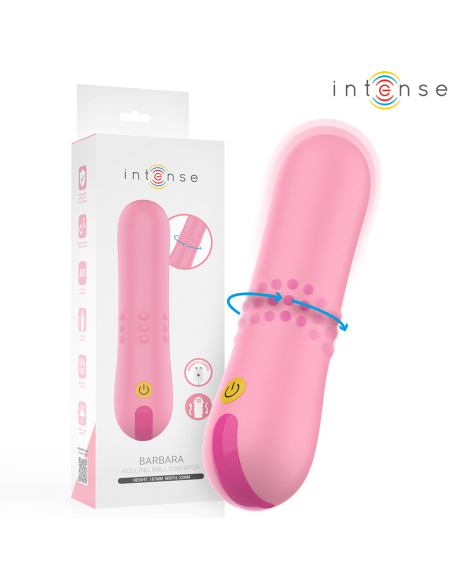 INTENSE - BARBARA VIBRADOR CON PERLAS GIRATORIAS