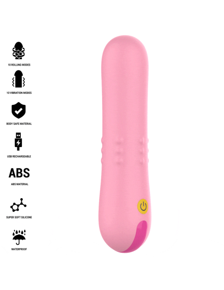 INTENSE - BARBARA VIBRADOR CON PERLAS GIRATORIAS