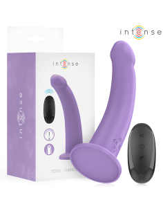 INTENSE - EDDIE VIBRADOR 17,5 CM 10 VIBRACIONES MORADO CONTROL REMOTO