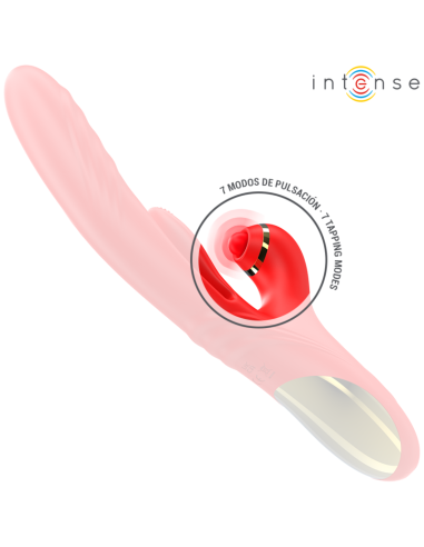 INTENSE - ROSALIA VIBRADOR MULTIFUNCIÓN 3 EN 1 ROJO