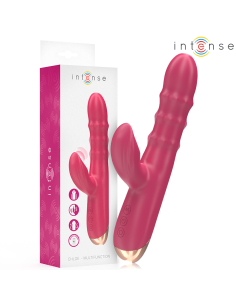 INTENSE - CHLOE VIBRADOR MULTIFUNCIÓN 3 EN 1 ROJO