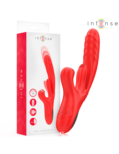 INTENSE - KAROL VIBRADOR MULTIFUNCIÓN EMPUJE and SUCCION and ESTIMULACIÓN