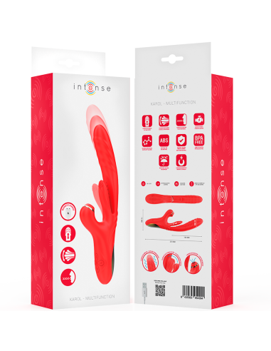 INTENSE - KAROL VIBRADOR MULTIFUNCIÓN EMPUJE and SUCCION and ESTIMULACIÓN
