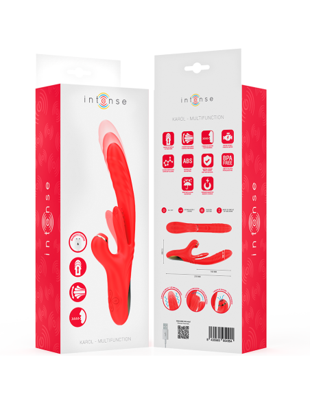INTENSE - KAROL VIBRADOR MULTIFUNCIÓN EMPUJE and SUCCION and ESTIMULACIÓN