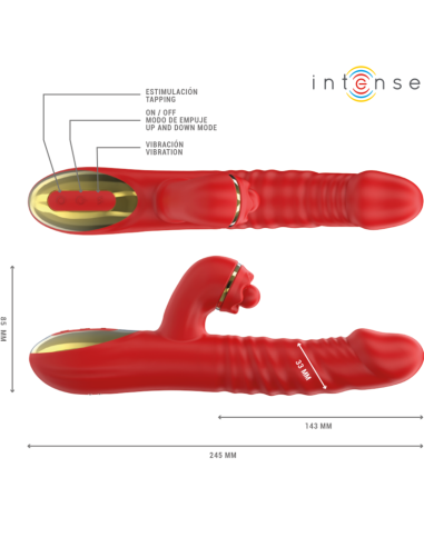INTENSE - THALIA VIBRACIÓN and EMPUJE and ESTIMULACIÓN ROJO
