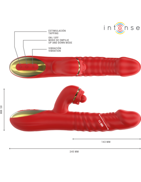 INTENSE - THALIA VIBRACIÓN and EMPUJE and ESTIMULACIÓN ROJO