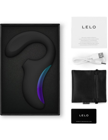 LELO - ENIGMA WAVE MASAJEADOR TRIPLE VIBRACIÓN NEGRO