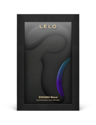 LELO - ENIGMA WAVE MASAJEADOR TRIPLE VIBRACIÓN NEGRO