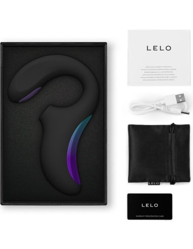 LELO - ENIGMA DOUBLE SONIC VIBRADOR PUNTO G NEGRO