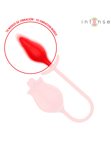 INTENSE - MELANIE DOBLE ESTIMULADOR CLÍTORIS CON LENGUA ZIGZAG