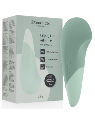 WOMANIZER - VIBE VIBRADOR LAY-ON SILENCIOSO VERDE CLARO