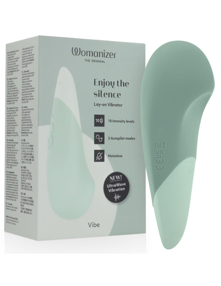 WOMANIZER - VIBE VIBRADOR LAY-ON SILENCIOSO VERDE CLARO