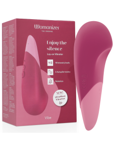 WOMANIZER - VIBE VIBRADOR LAY-ON SILENCIOSO ROSA OSCURO