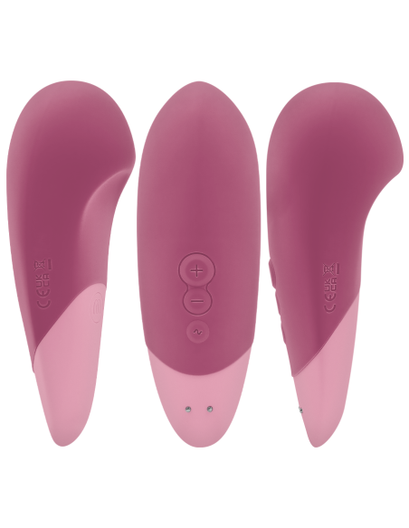 WOMANIZER - VIBE VIBRADOR LAY-ON SILENCIOSO ROSA OSCURO