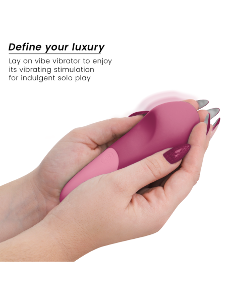 WOMANIZER - VIBE VIBRADOR LAY-ON SILENCIOSO ROSA OSCURO