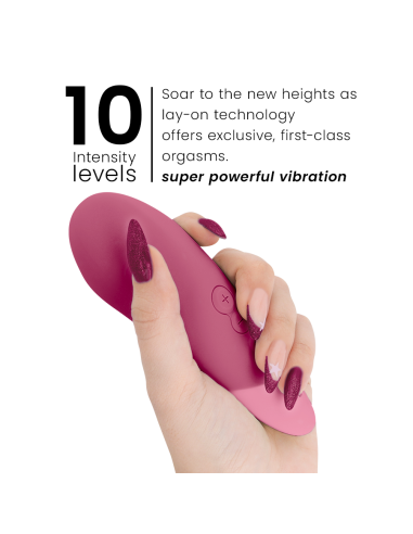 WOMANIZER - VIBE VIBRADOR LAY-ON SILENCIOSO ROSA OSCURO