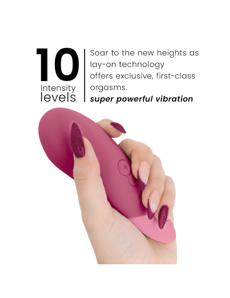 WOMANIZER - VIBE VIBRADOR LAY-ON SILENCIOSO ROSA OSCURO