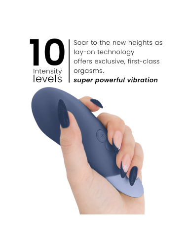 WOMANIZER - VIBE VIBRADOR LAY-ON SILENCIOSO AZUL OSCURO