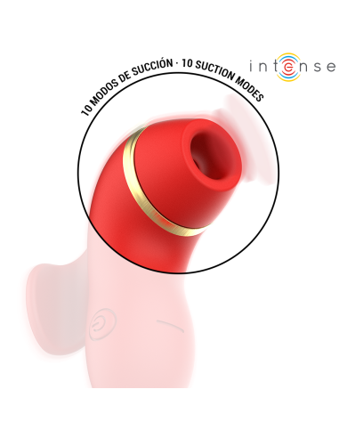 INTENSE - PATTY ESTIMULADOR CON 4 CABEZALES, SUCCIÓN, TAPPING, TICKLING Y LICKING