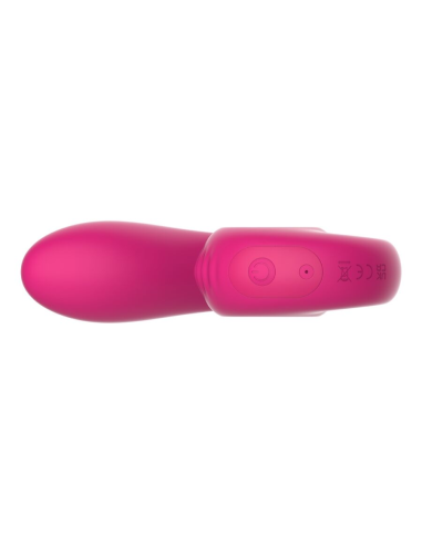 SNAIL VIBE - GIZI LITE VIBRADOR DUAL PUNTO G Y CLÍTORIS ROSA
