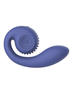 SNAIL VIBE - GIZI LITE VIBRADOR DUAL PUNTO G Y CLÍTORIS MORADO