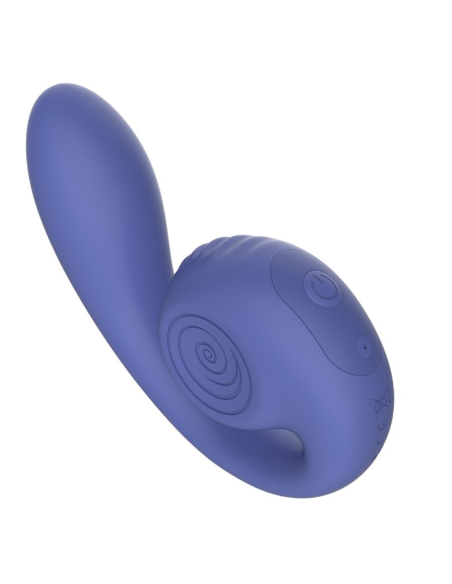 SNAIL VIBE - GIZI LITE VIBRADOR DUAL PUNTO G Y CLÍTORIS MORADO