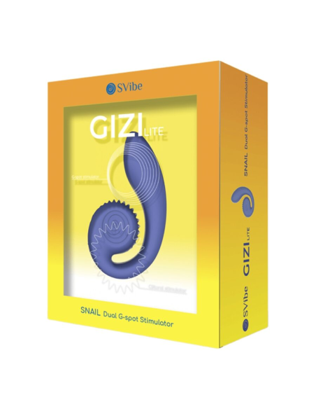SNAIL VIBE - GIZI LITE VIBRADOR DUAL PUNTO G Y CLÍTORIS MORADO