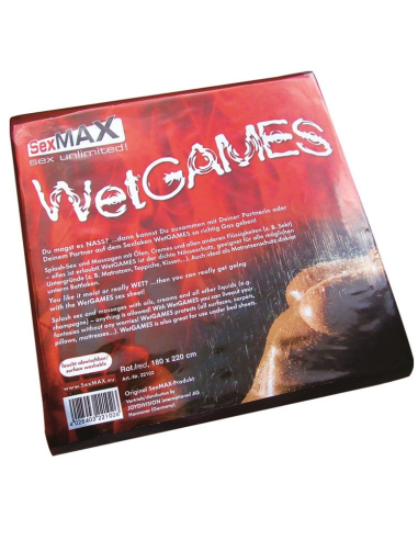 JOYDIVISION SEXMAX - SÁBANA ROJA DE PLÁSTICO REUTILIZABLE