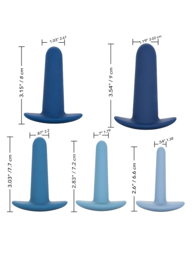 CALEXOTICS - WEARABLE ANAL TRAINING SET 5 PIECES