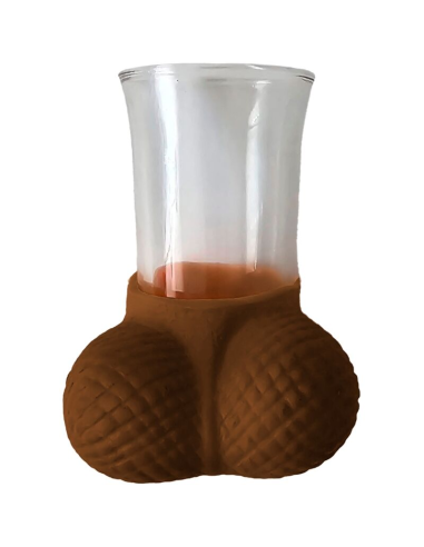 DIABLO PICANTE - VASO CHUPITO CRISTAL CON HUEVOS MULATO