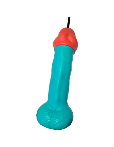 DIABLO PICANTE - VASO PENE PLÁSTICO AZUL