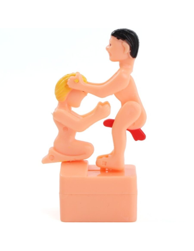 DIABLO PICANTE - MUÑECO BROMA POSTURA SEXUAL FELACIÓN CON CUERDA