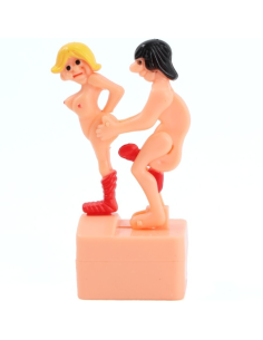 DIABLO PICANTE - MUÑECO BROMA POSTURA SEXUAL POR DETRÁS CON CUERDA