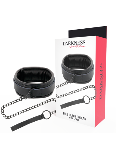 DARKNESS - COLLAR CON CADENA NEGRO