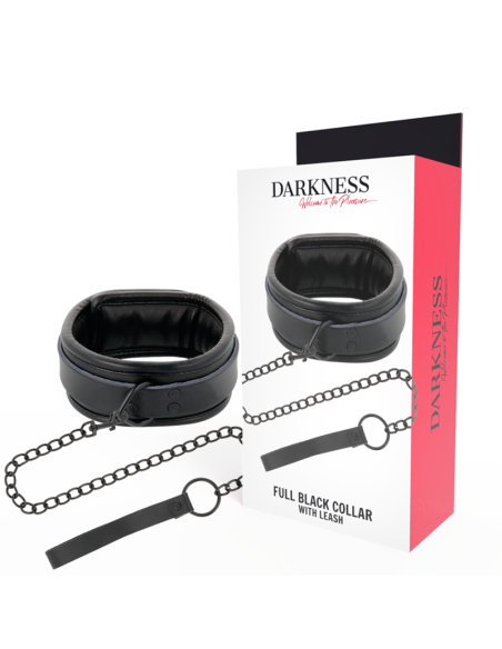 DARKNESS - COLLAR CON CADENA NEGRO