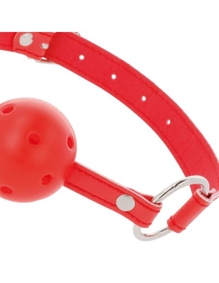 DARKNESS - MORDAZA TRANSPIRABLE ROJO