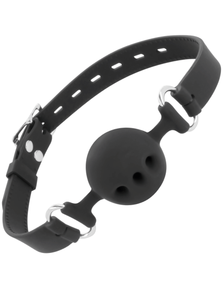 DARKNESS - MORDAZA TRANSPIRABLE SILICONA NEGRO