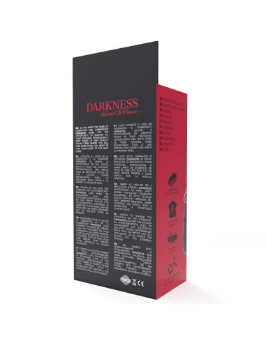 DARKNESS - MORDAZA TRANSPIRABLE SILICONA NEGRO
