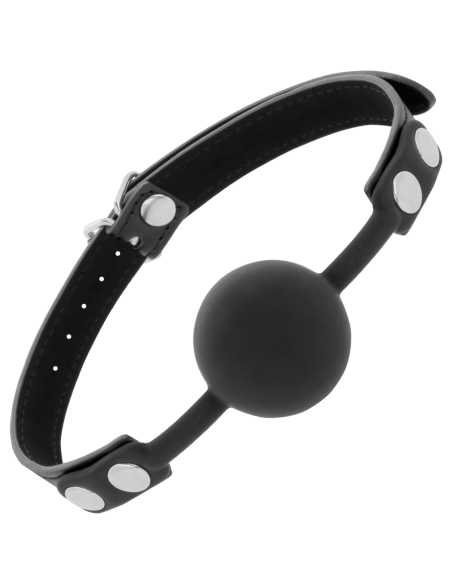 DARKNESS - MORDAZA SILICONA NEGRO