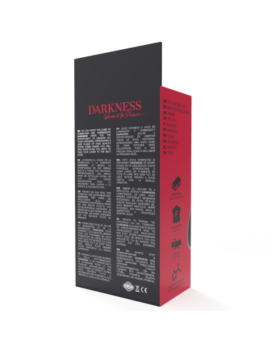 DARKNESS - MORDAZA SILICONA NEGRO