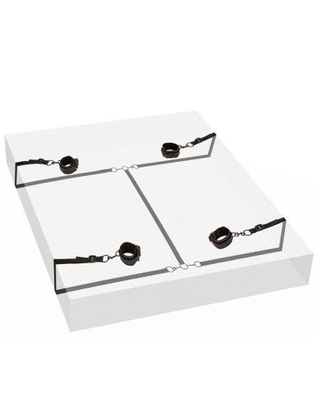 CALEXOTICS - BOUNDLESS RED RESTRAINT SET RESTRICCION CAMA