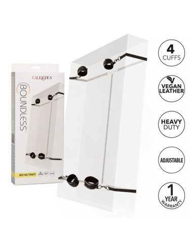 CALEXOTICS - BOUNDLESS RED RESTRAINT SET RESTRICCION CAMA