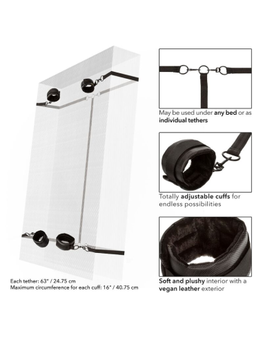 CALEXOTICS - BOUNDLESS RED RESTRAINT SET RESTRICCION CAMA