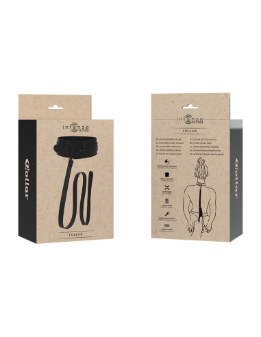 INTENSE - FETISH COLLAR DE CUERO VEGANO