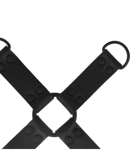 INTENSE - FETISH ENGANCHE MÚLTIPLE PARA MANOS Y PIES DE CUERO VEGANO