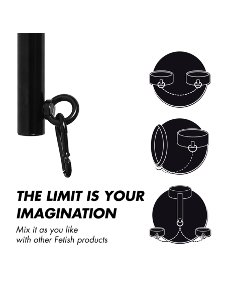 FETISH SUBMISSIVE BONDAGE - BARRA SEPARADORA AJUSTABLE 4 PIEZAS