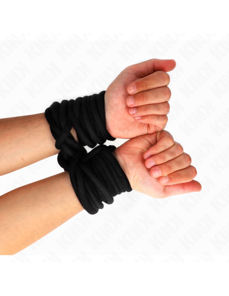 KINK - CUERDA DE ALGODÓN 10 METROS NEGRO