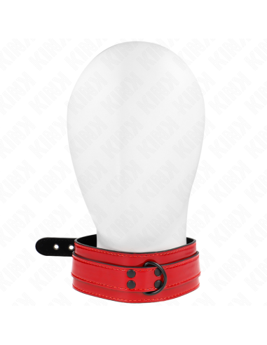 KINK - COLLAR AJUSTABLE ROJO VINO 37.5-49.5 CM X 5 CM