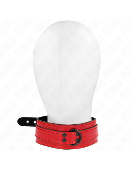 KINK - COLLAR AJUSTABLE ROJO VINO 37.5-49.5 CM X 5 CM